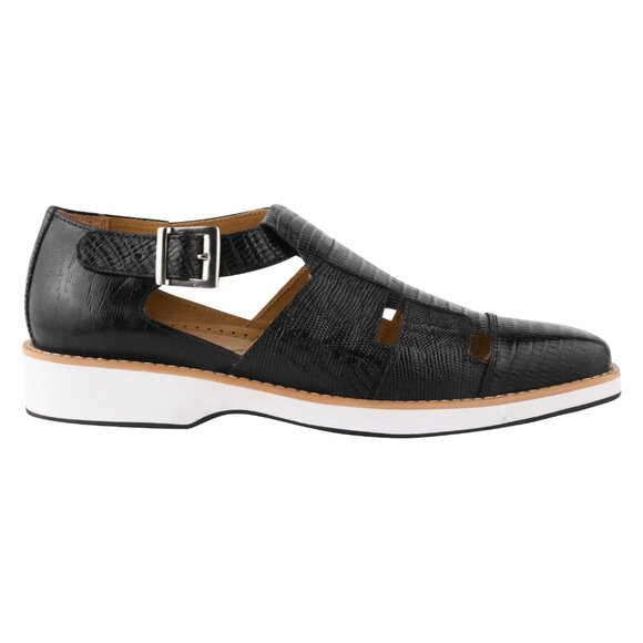 Adam Genuine Leather Lizard Print Sandals main image 5